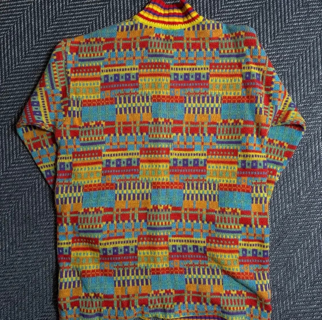 80s 미쏘니 멀티컬러 니트 가디건(Free) 상품이미지2