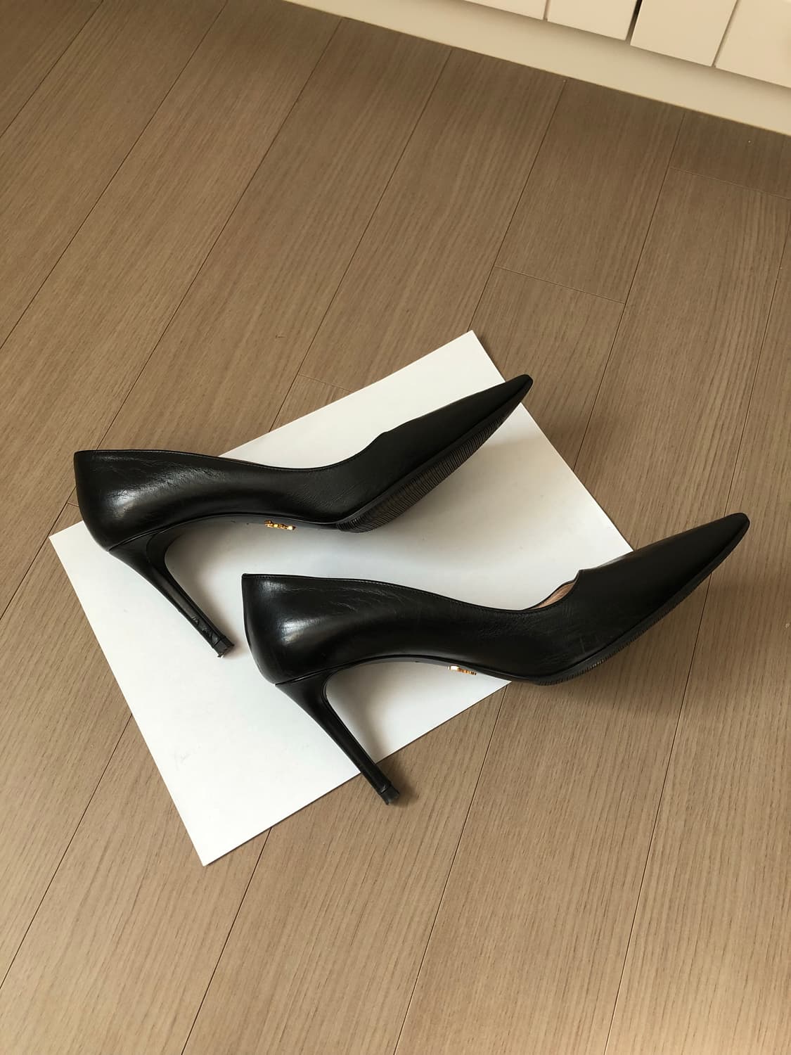 프라다 포인트토 펌프스 힐 37 1/2 (245) 상품이미지6