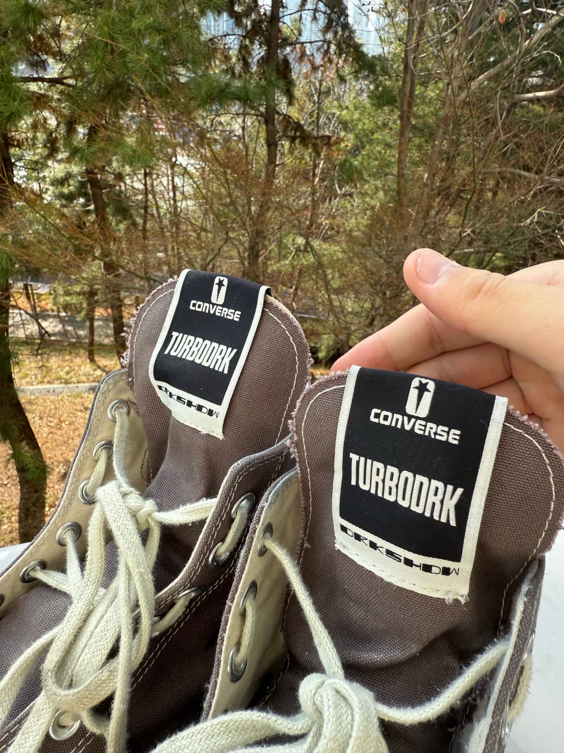 컨버스 x 다크쉐도우 터보다크 척 70 하이 그레이 상품이미지4