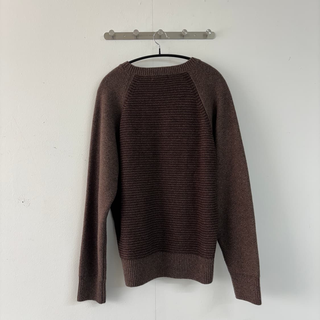 니틀리 울 니트 브라운 3사이즈 상품이미지2