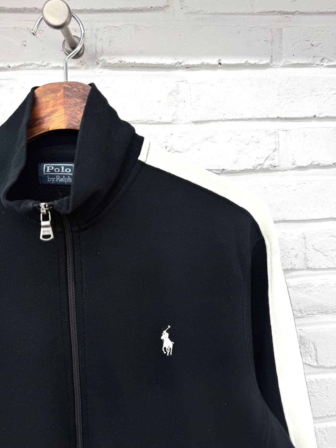 폴로 블랙 코튼 집업 상품이미지4