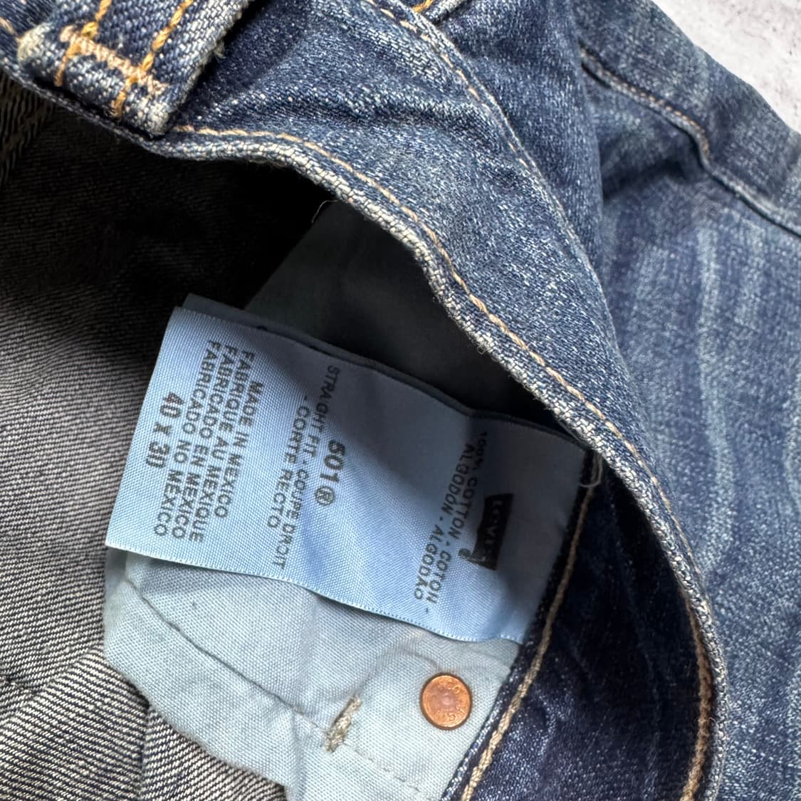 리바이스 501 데님팬츠 40X30 상품이미지5