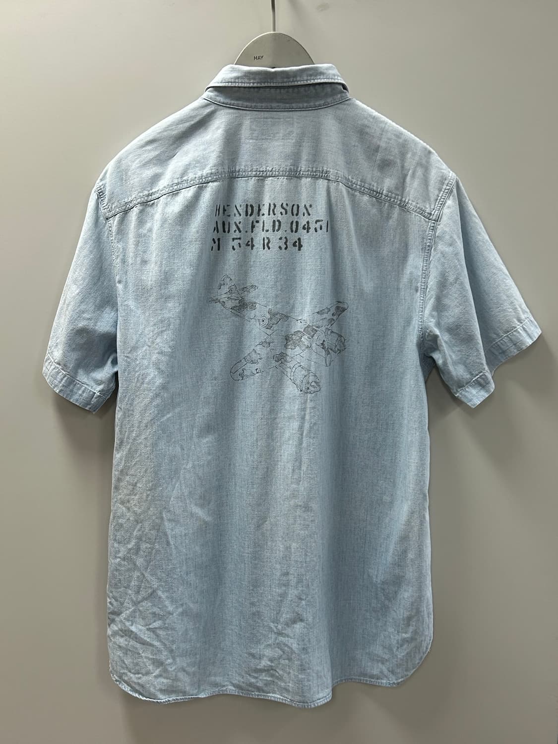 rrl 더블알엘 인디고 샴브레이 셔츠 상품이미지2