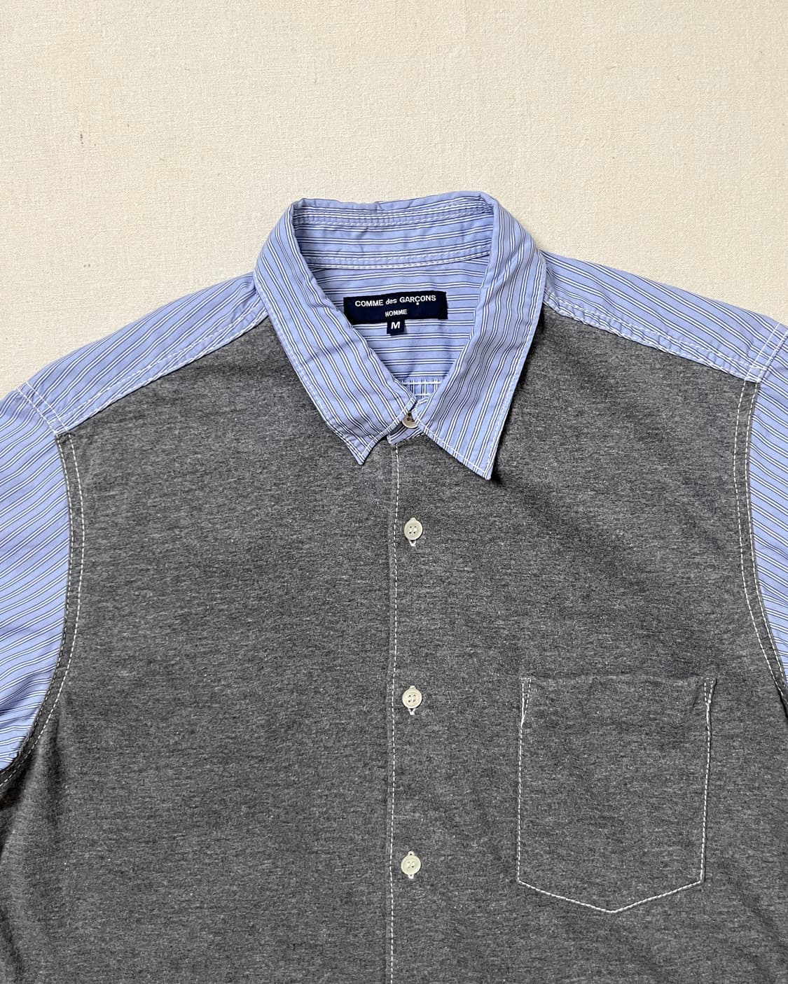 꼼데가르송 옴므 도킹 하프셔츠 comme des garcons homme 상품이미지5