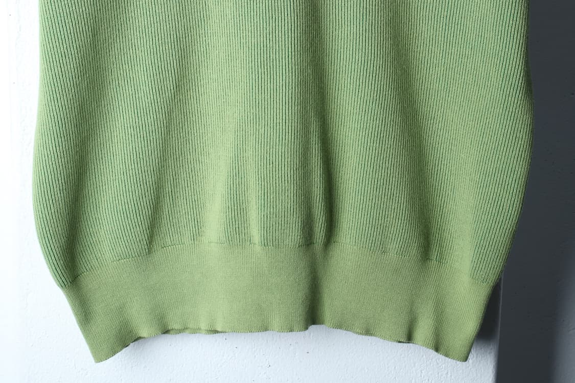 (XL-2XL) 르마드 반팔 카라 티셔츠 브이넥 니트 연그린-H32754 상품이미지4