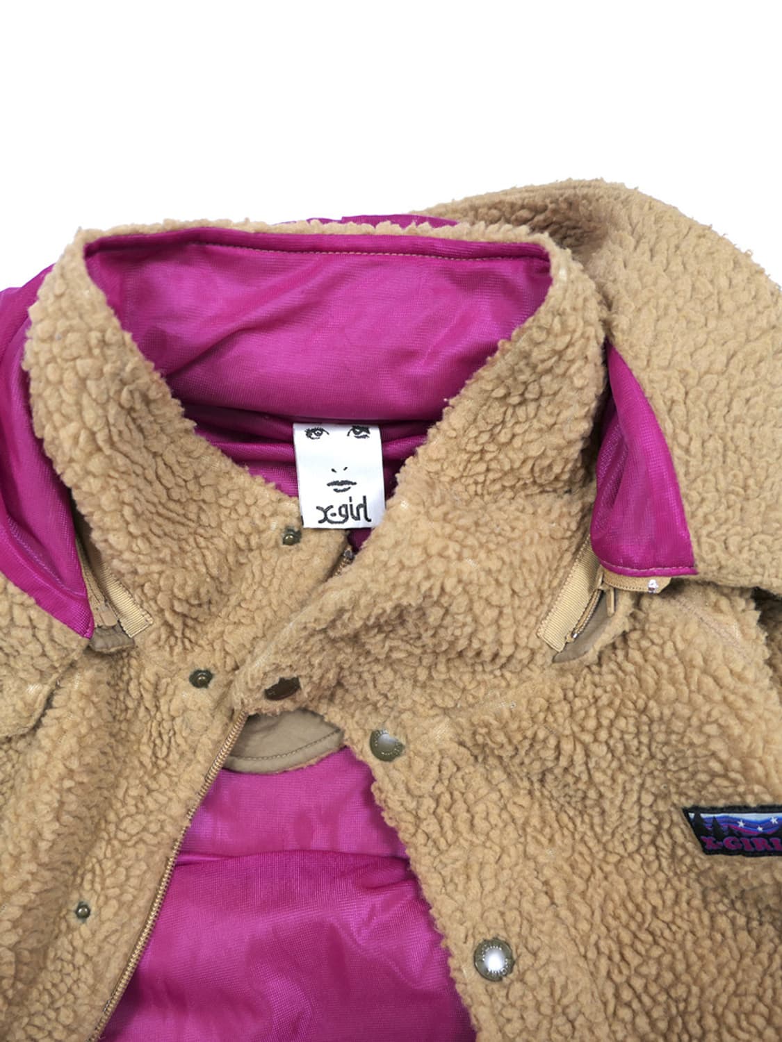  X-girl hooded fleece coat 상품이미지3