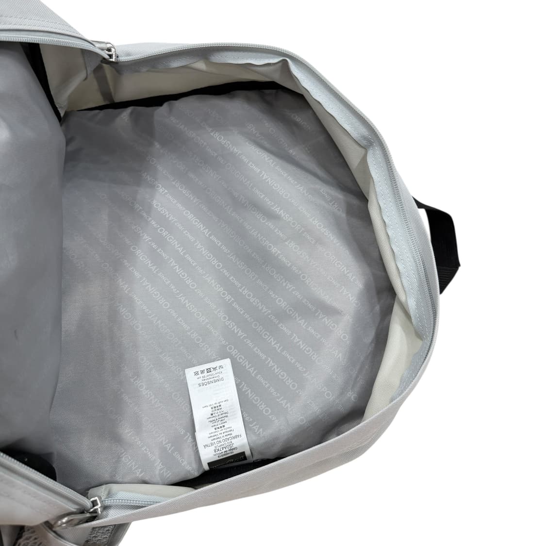 잔스포츠 빈티지 빅캠퍼스 그레이 메쉬 포켓 백팩 가방 상품이미지5