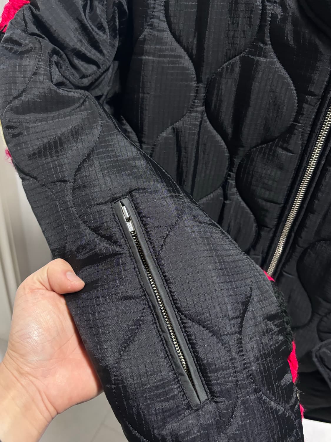 [L]올리언스 스토어 퀼티드 크로셰 봄버 상품이미지2