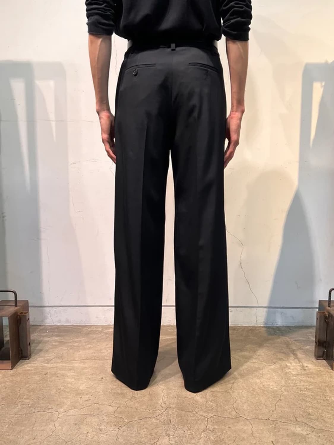 Hibikinakaminami ZIPPED WOOL TROUSERS 상품이미지3