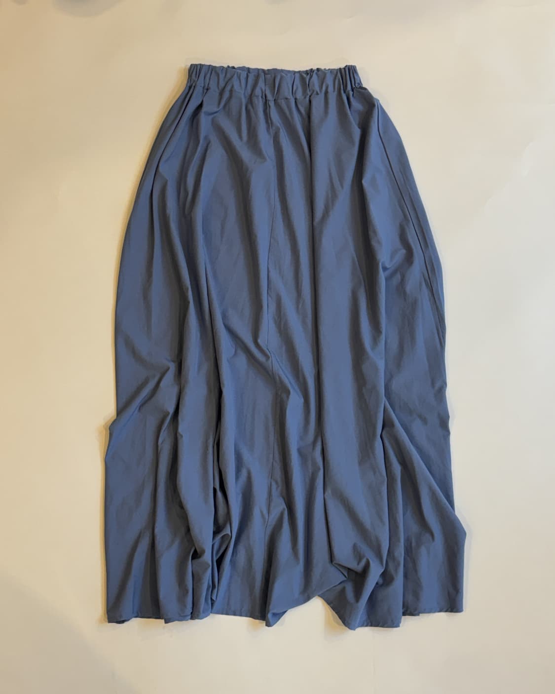 Blue Elastic Waist Maxi Skirt 상품이미지3
