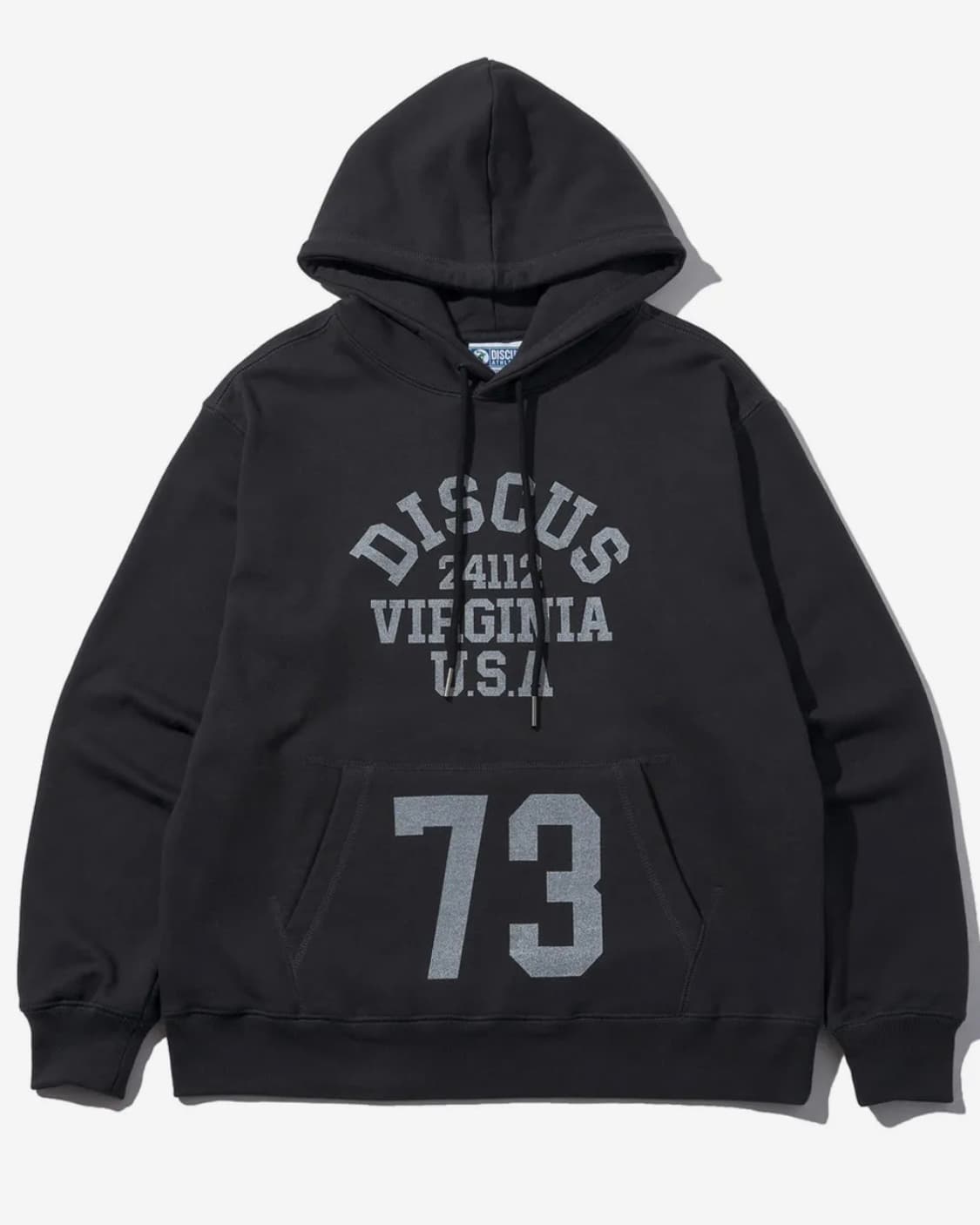 디스커스애슬레틱 헤비웨이트 오버핏 넘버 후디 블랙 L size 새상품 상품이미지1