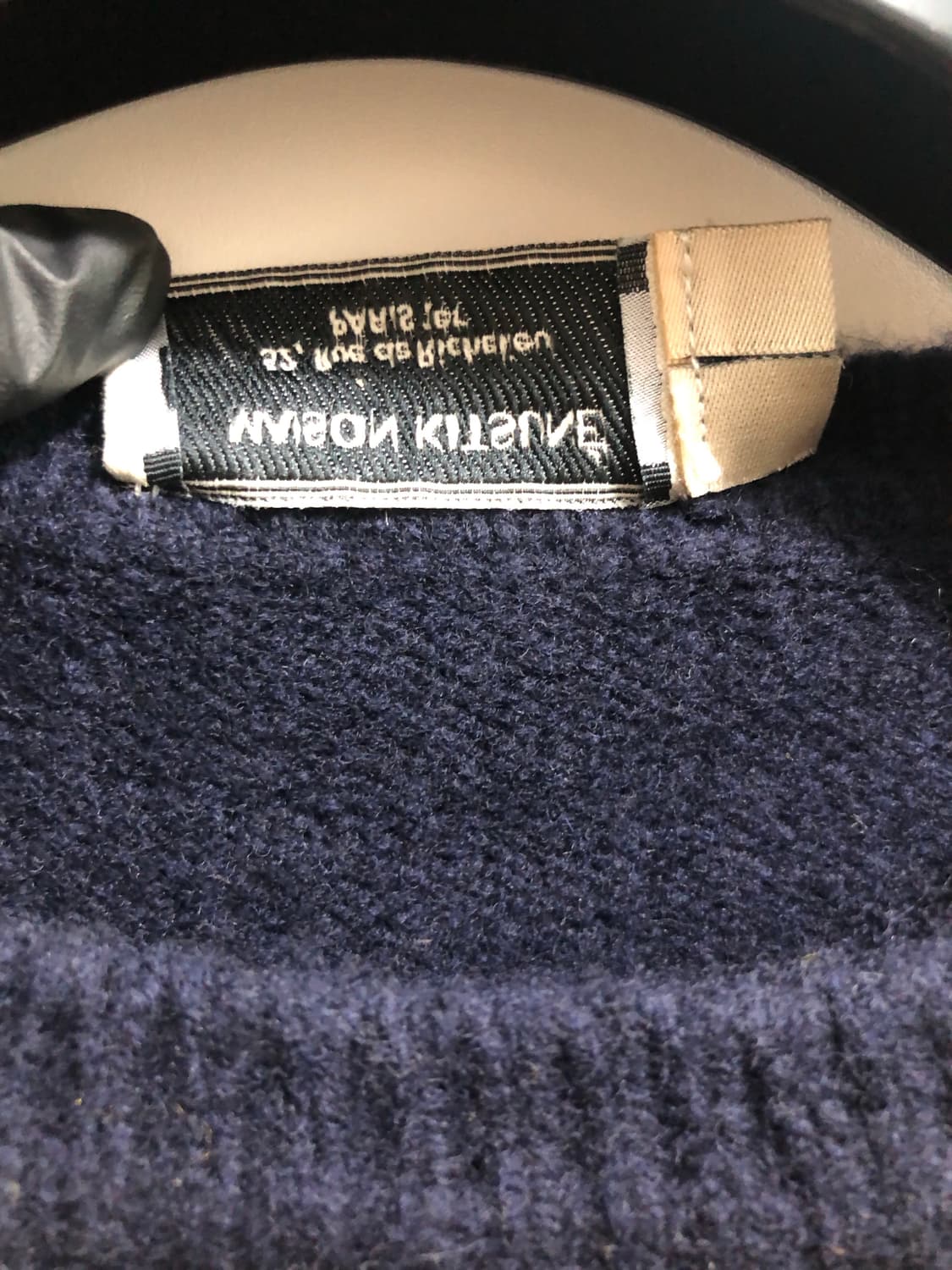 [남성L] 메종키츠네 폭스헤드 니트 남색 상품이미지4