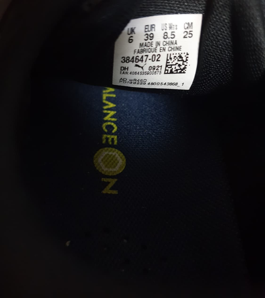 푸마 카시아 SL 키높이 스니커즈 블랙 (250) 굽4.5cm 상품이미지6