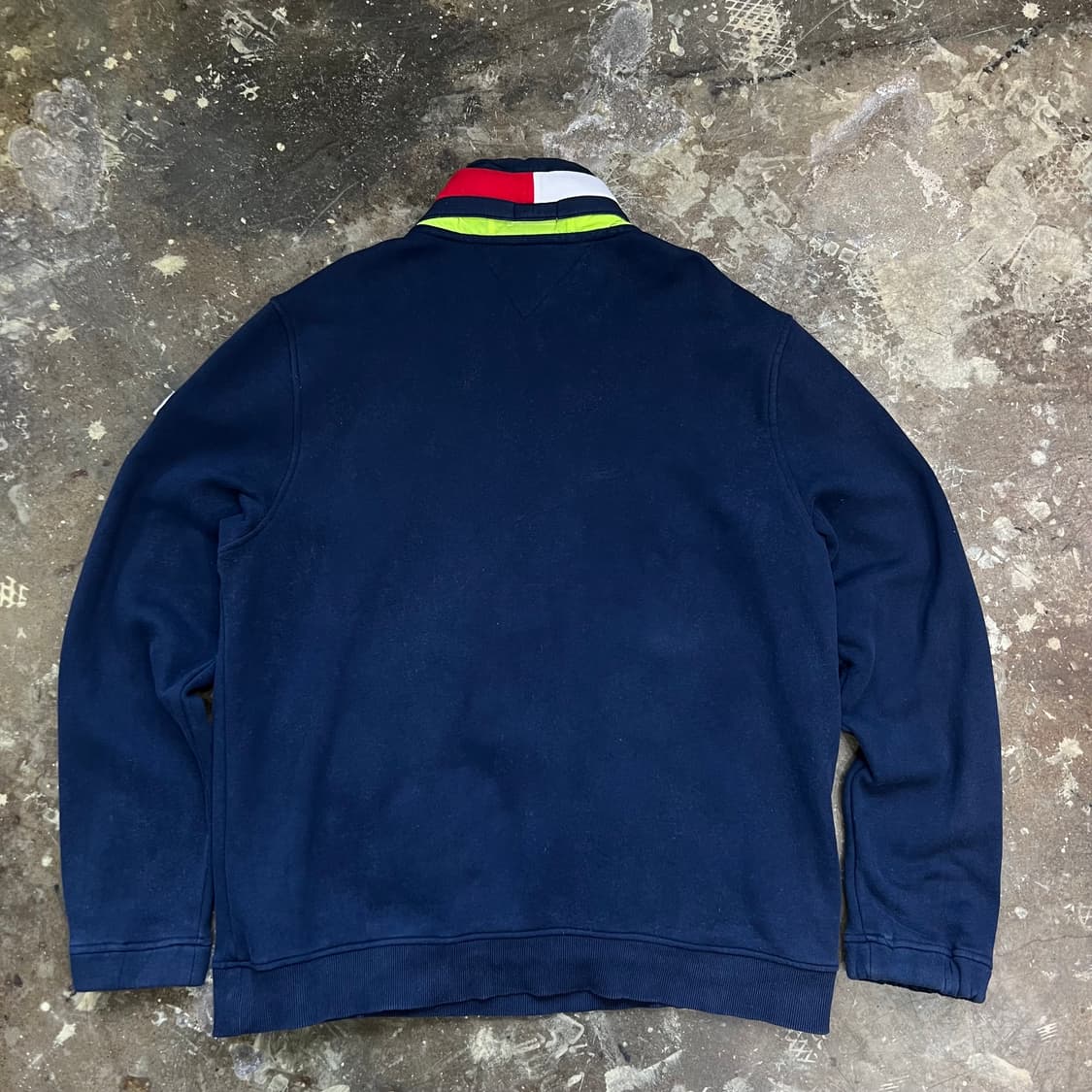 XL) 타미힐피거 하프집업 맨투맨 티셔츠 맨투맨티 올드스쿨 스트릿패션 상품이미지5