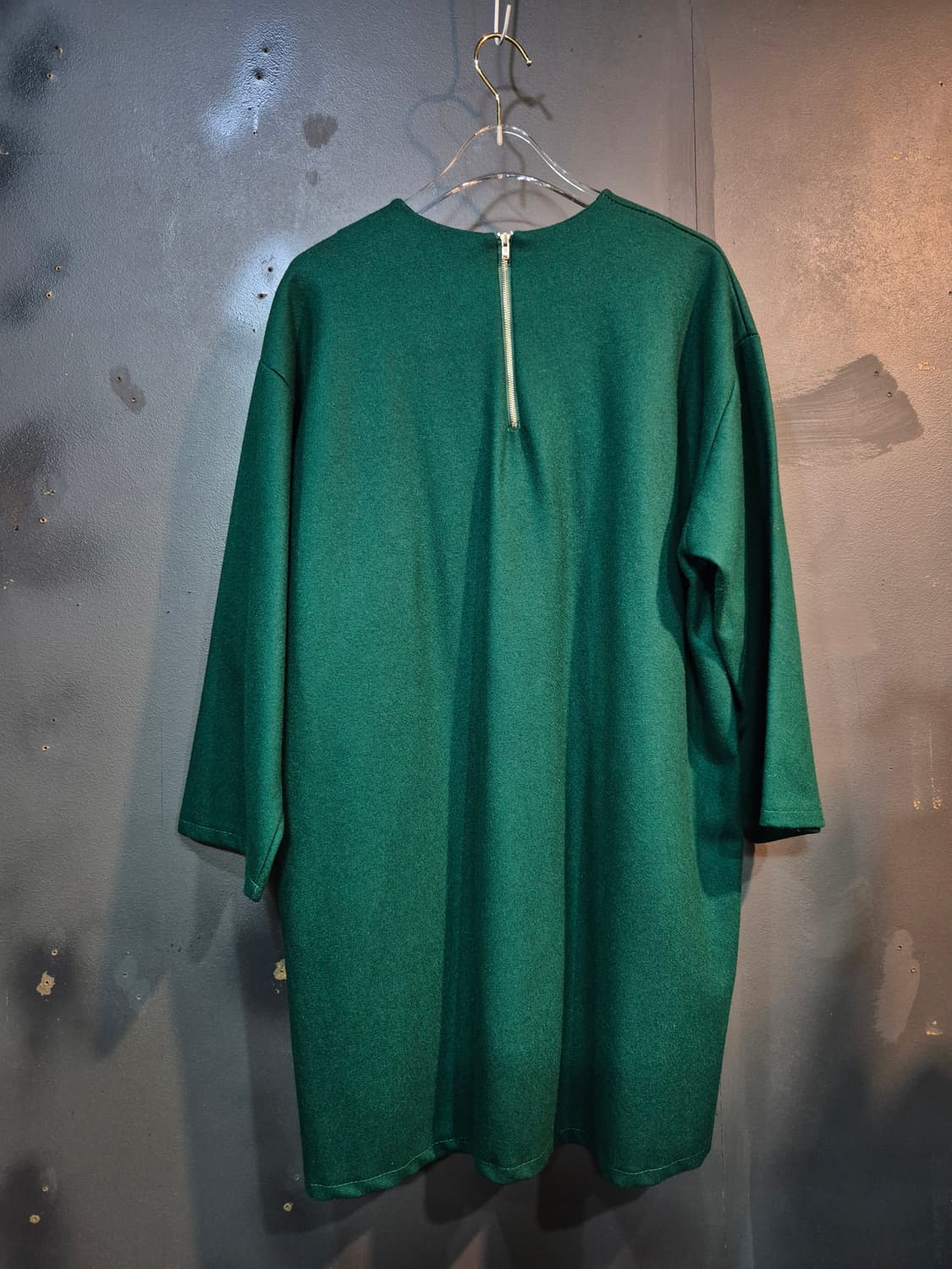 초록 울 원피스 프리사이즈  상품이미지2