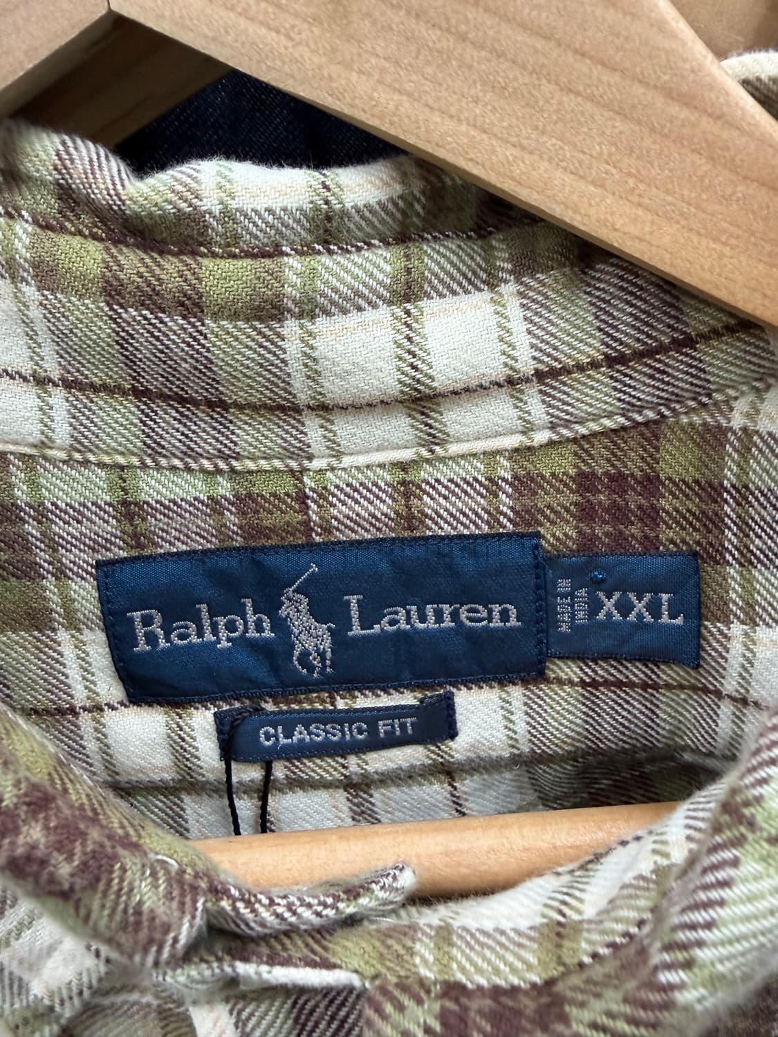 폴로 랄프로렌 플란넬 체크 셔츠 긴팔 상품이미지7