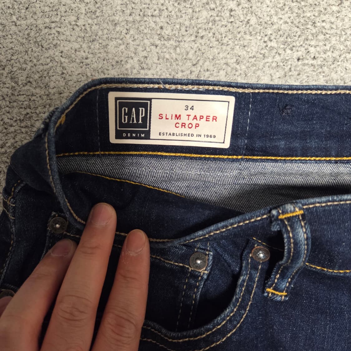 Gap 갭 빈티지 데님팬츠 청바지 34 상품이미지3