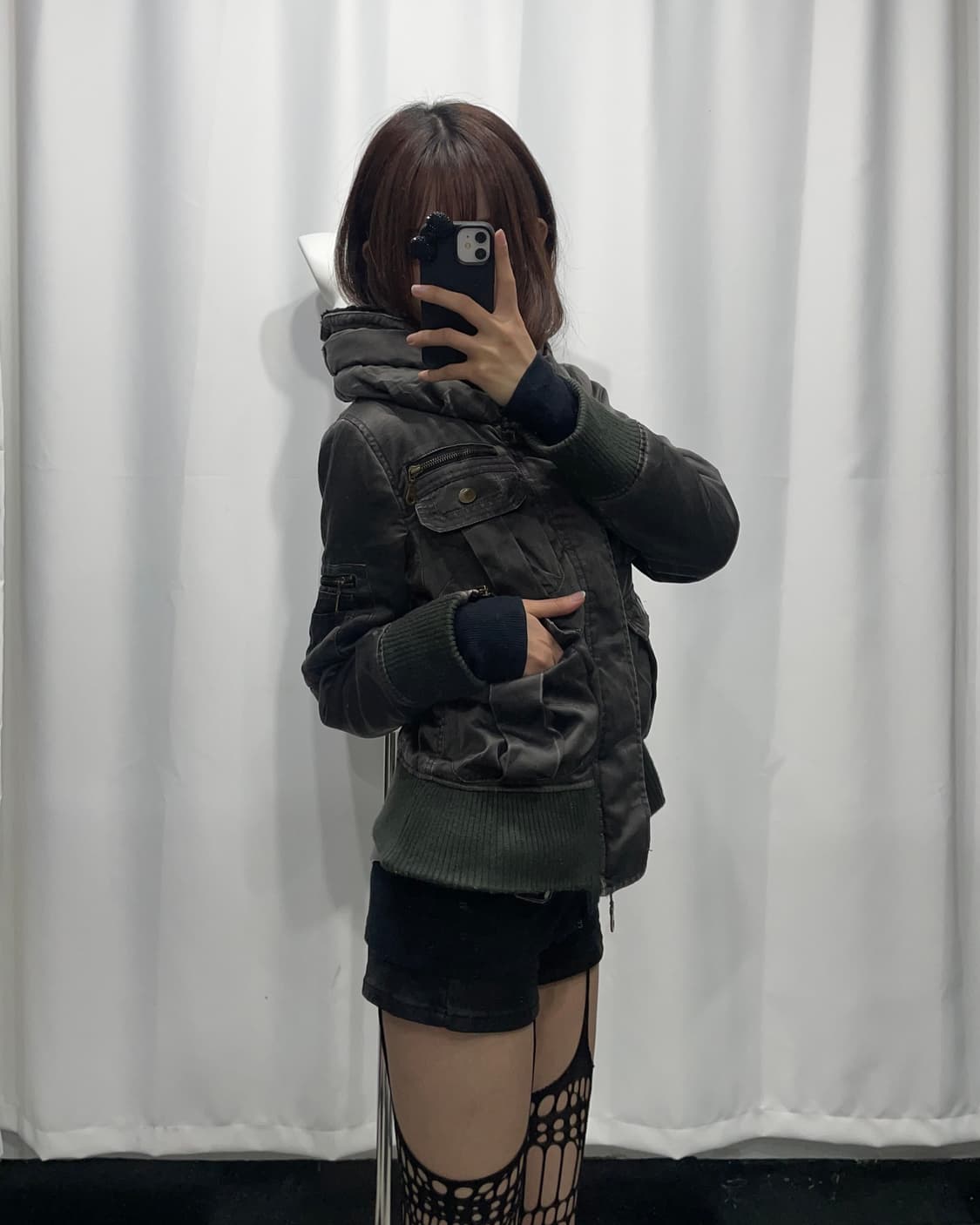 🎸그레이 터틀넥 패딩🎸 상품이미지3