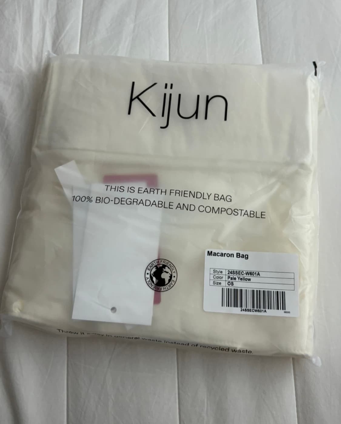 Kijun 기준 마카롱백 미니 페일옐로우  상품이미지2