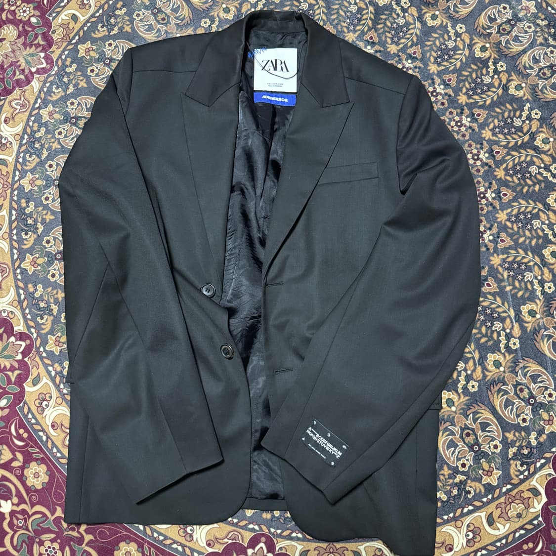 자라 아더에러 자더에러 오버사이즈 블레이저 블랙 상품이미지2