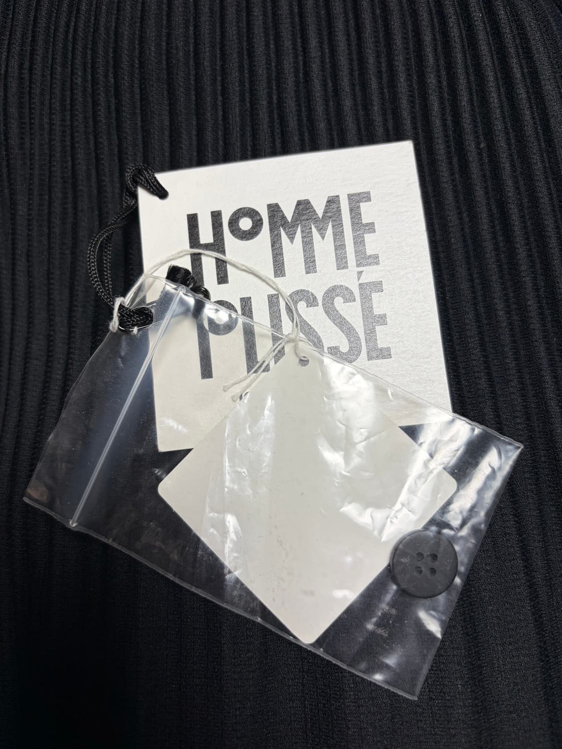 옴므플리세 베이직 7부팬츠 블랙 3사이즈 상품이미지5