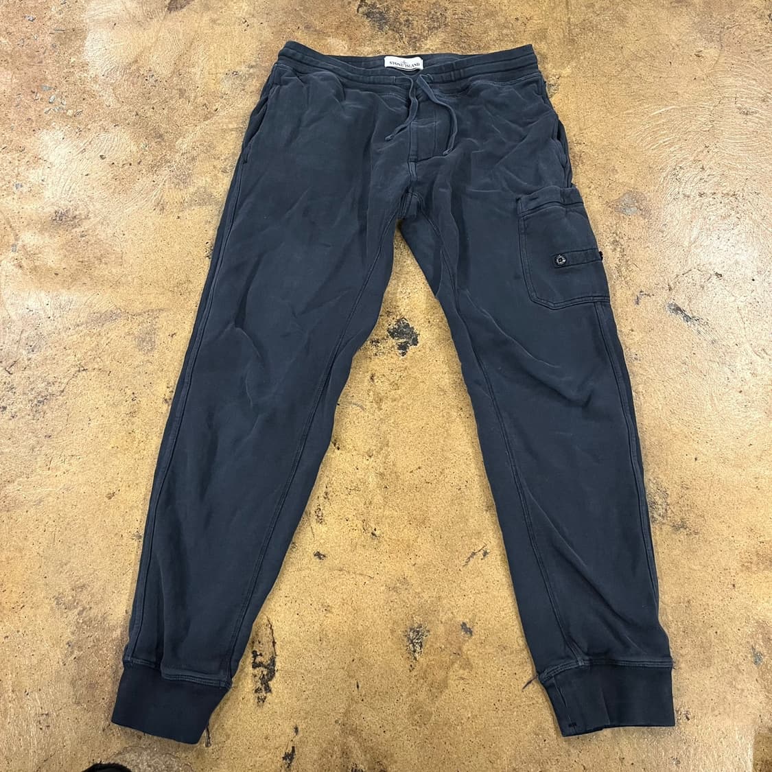 [정품/M] 스톤아일랜드 카고 트레이닝 바지 네이비 b13 상품이미지2
