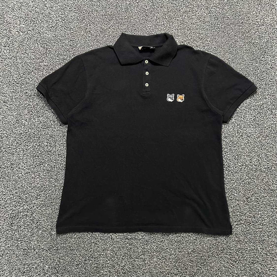 메종키츠네(Maison Kitsune) 더블 폭스 카라티 상품이미지1