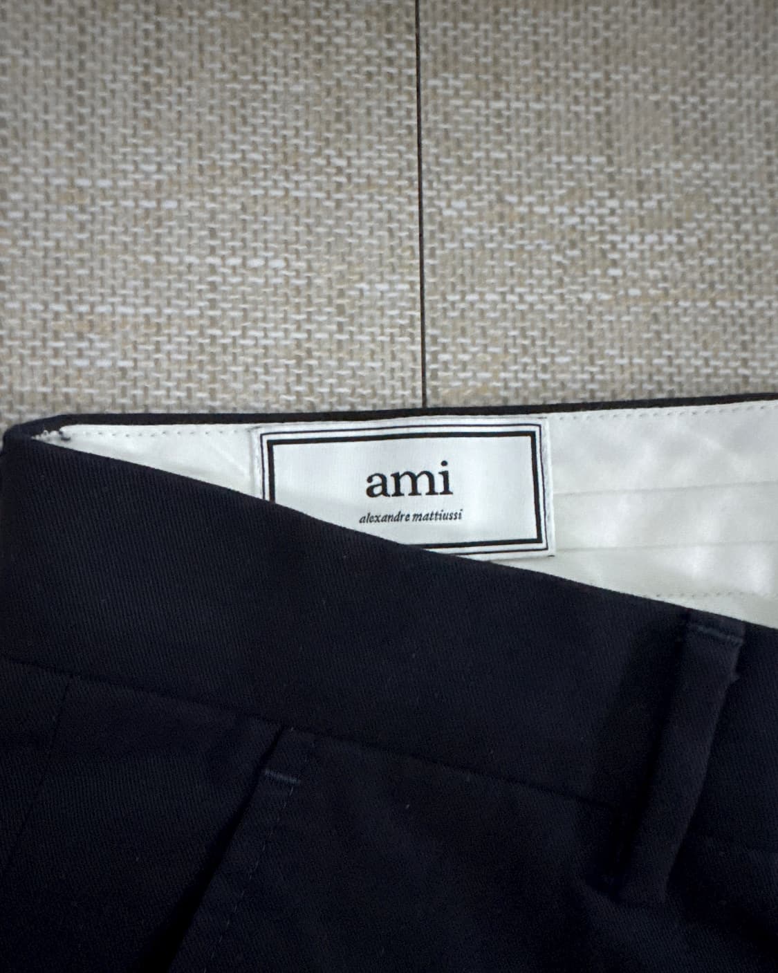 아미 AMI 와이드 치노 다크네이비 30 상품이미지2