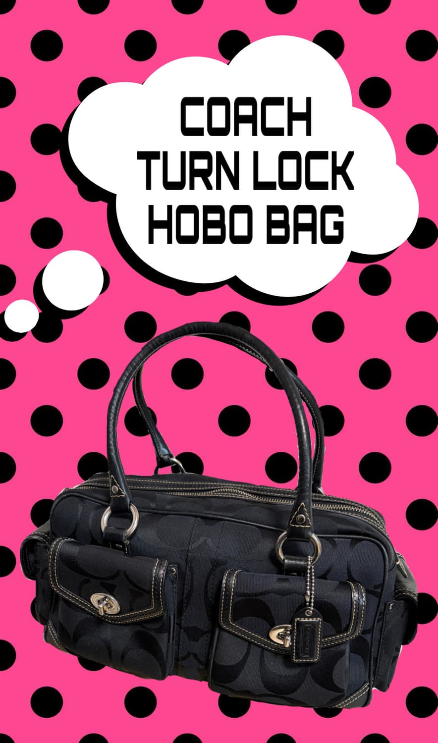 COACH  TURN LOCK HOBO BAG 상품이미지1