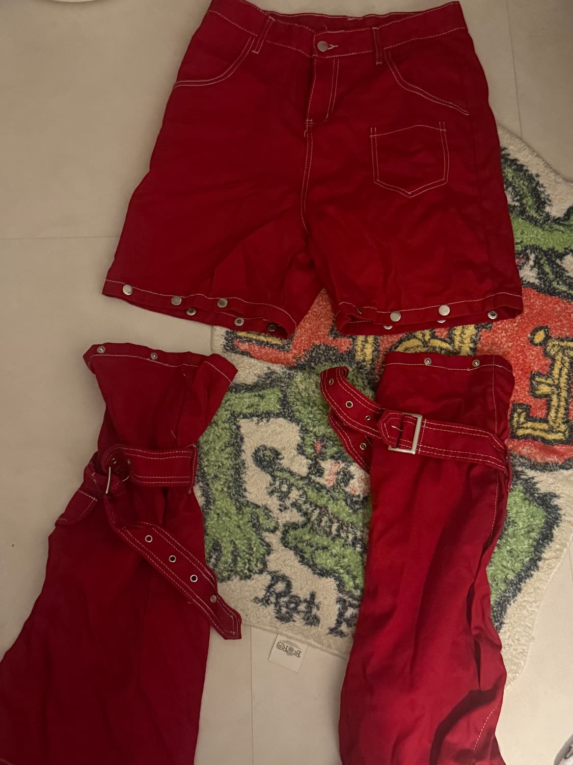 갸루 고스펑크 팬츠 상품이미지1