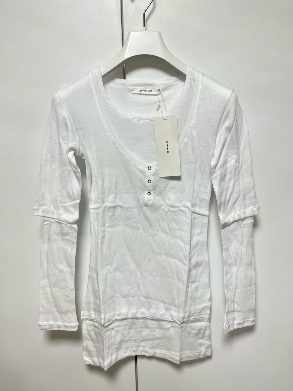 [S]기마구아스 Gemma 레이어드 드레스/화이트 상품이미지2