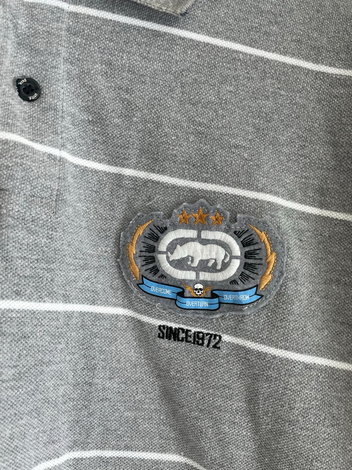 에코 언리미티드 백프린팅 펑크락 스트라이프 그레이 pk 상품이미지2