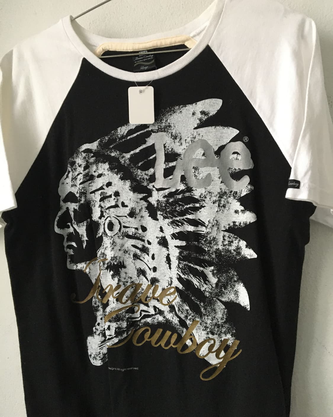 Lee indian printing raglan t shirt 상품이미지4