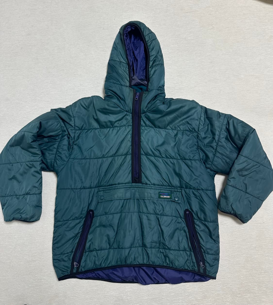 (L)80s ll bean 엘엘빈 프리마로프트 풀오버 상품이미지2