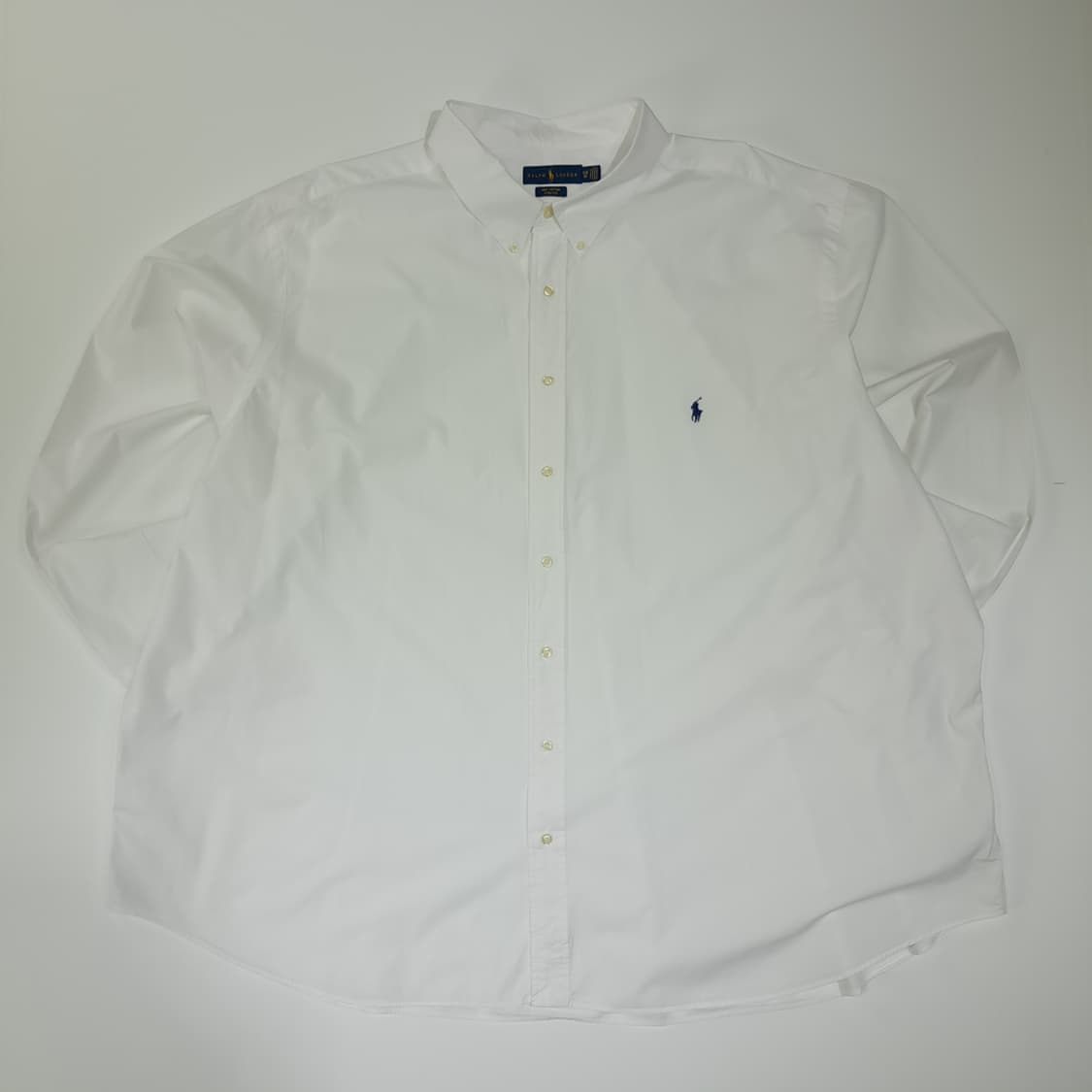 CL463 5XB 폴로 코튼 스트레치 화이트 버튼다운 셔츠 남방 상품이미지1