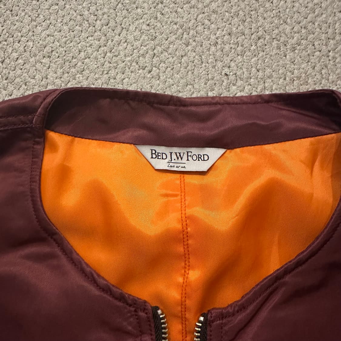 BED J.W. FORD 노카라 나일론 자켓 상품이미지4