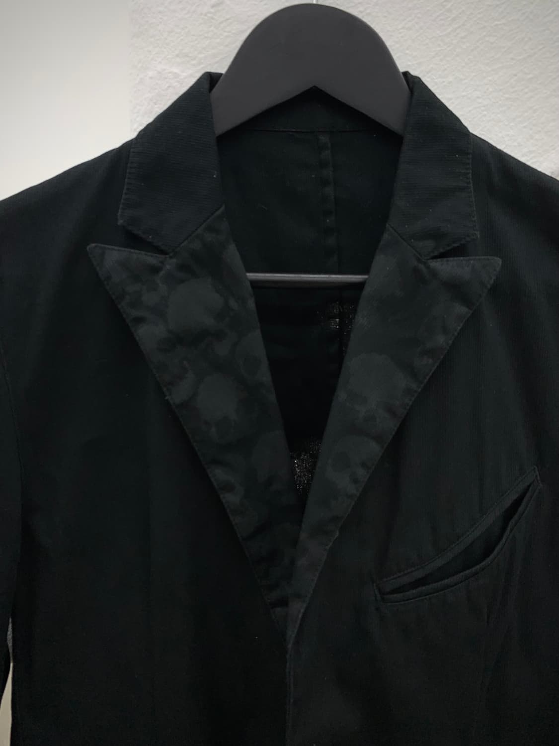 Schlussel 00s skull collar sharp blazer  상품이미지5