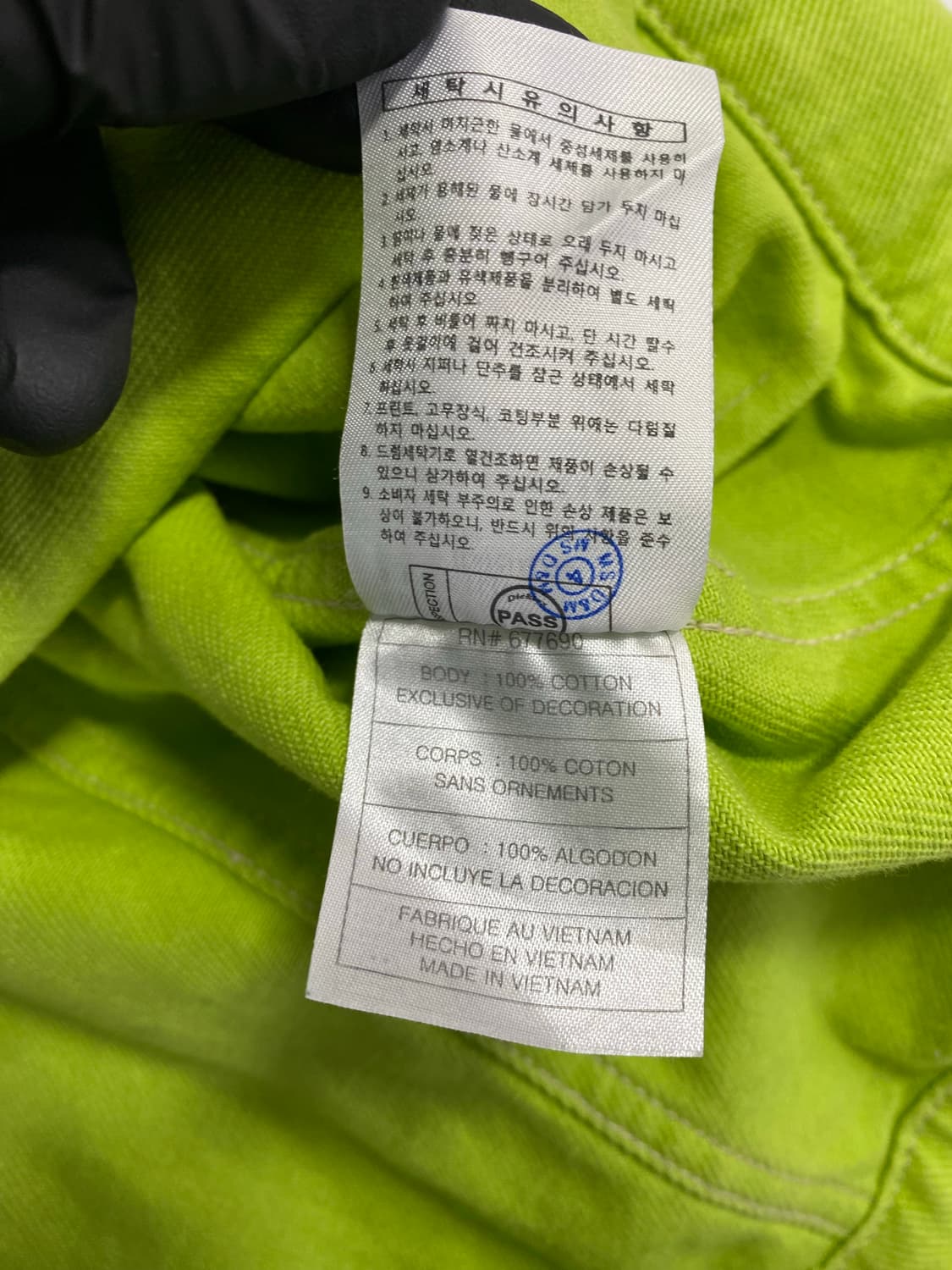 디키즈 라임 데님 트러커 워크 자켓  L <571> 상품이미지7