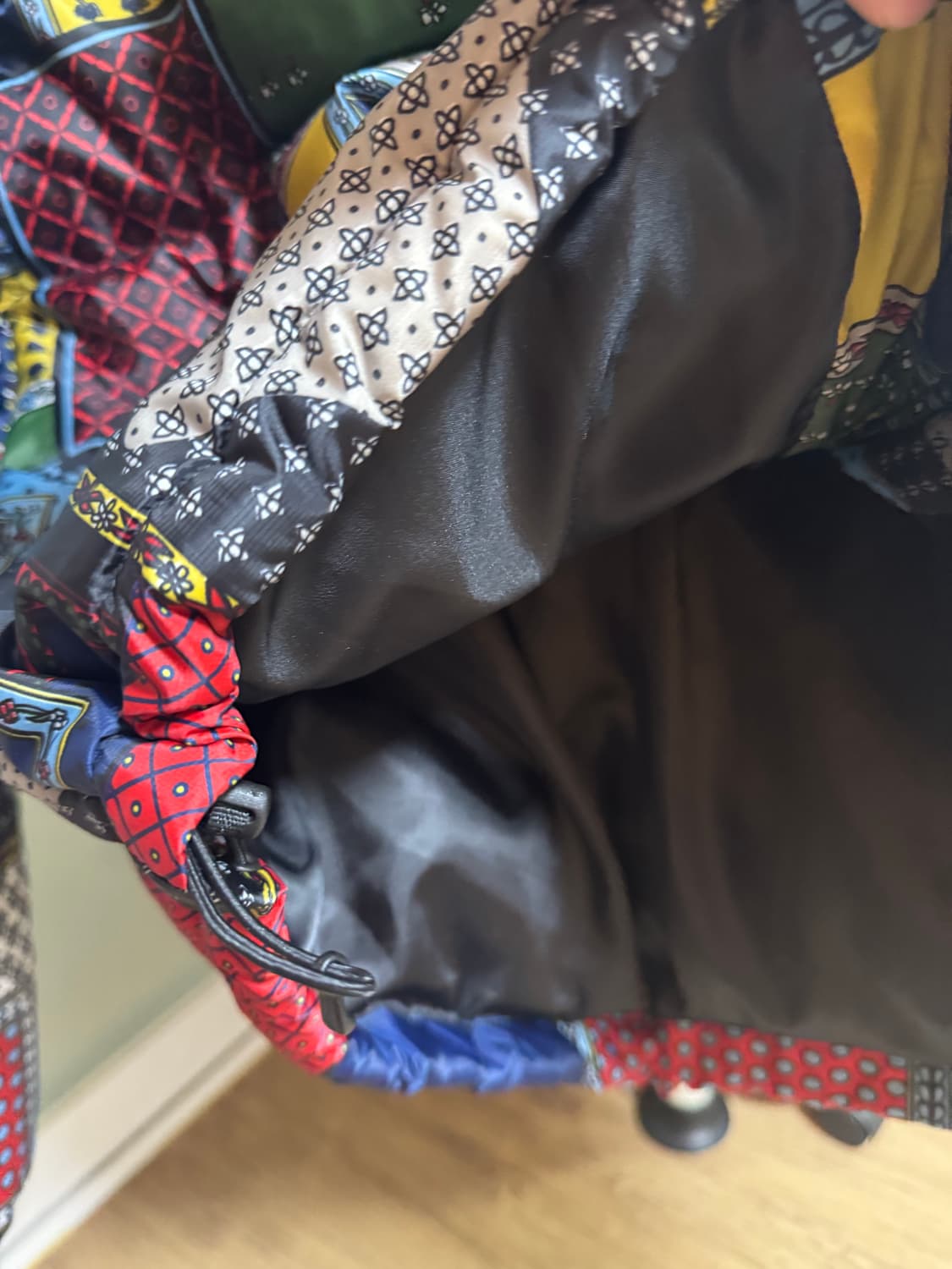 [L]스투시 패치워크 다운패딩 상품이미지7