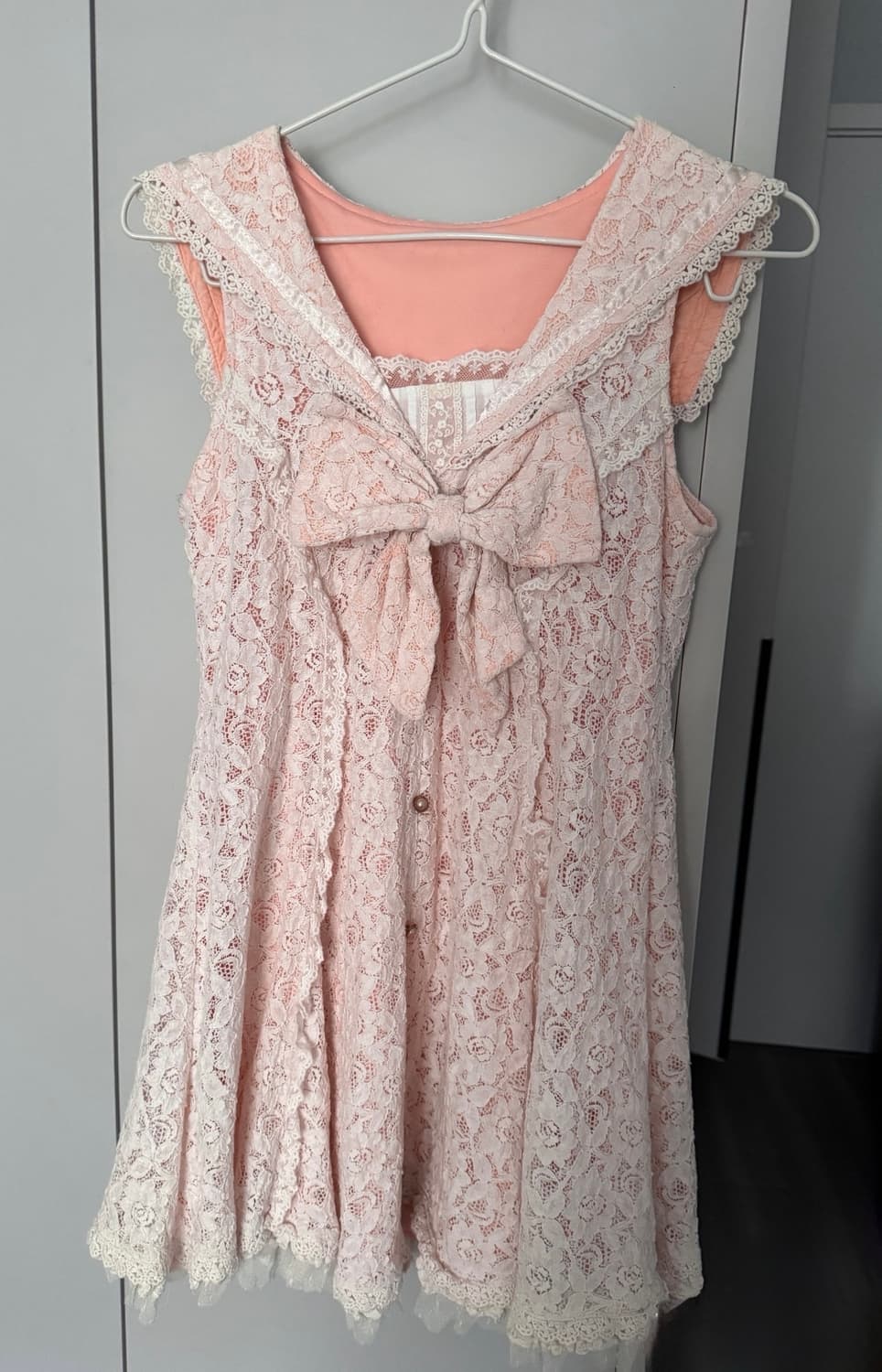 리즈리사 핑크 세일러 핀터레스트 원피스 히메갸루 상품이미지2