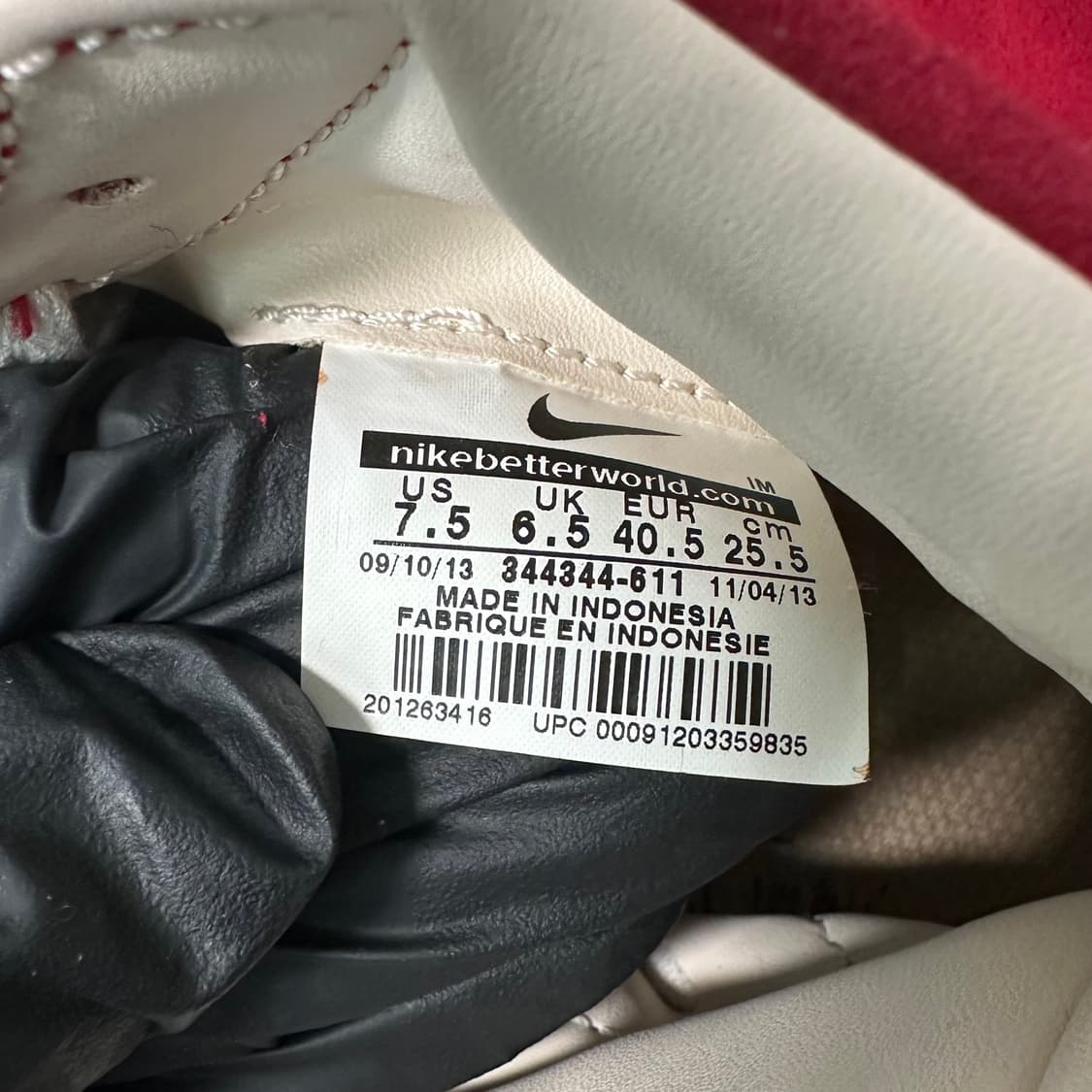 나이키 블레이저 미드 스웨이드 하이탑 스니커즈 레드 상품이미지6