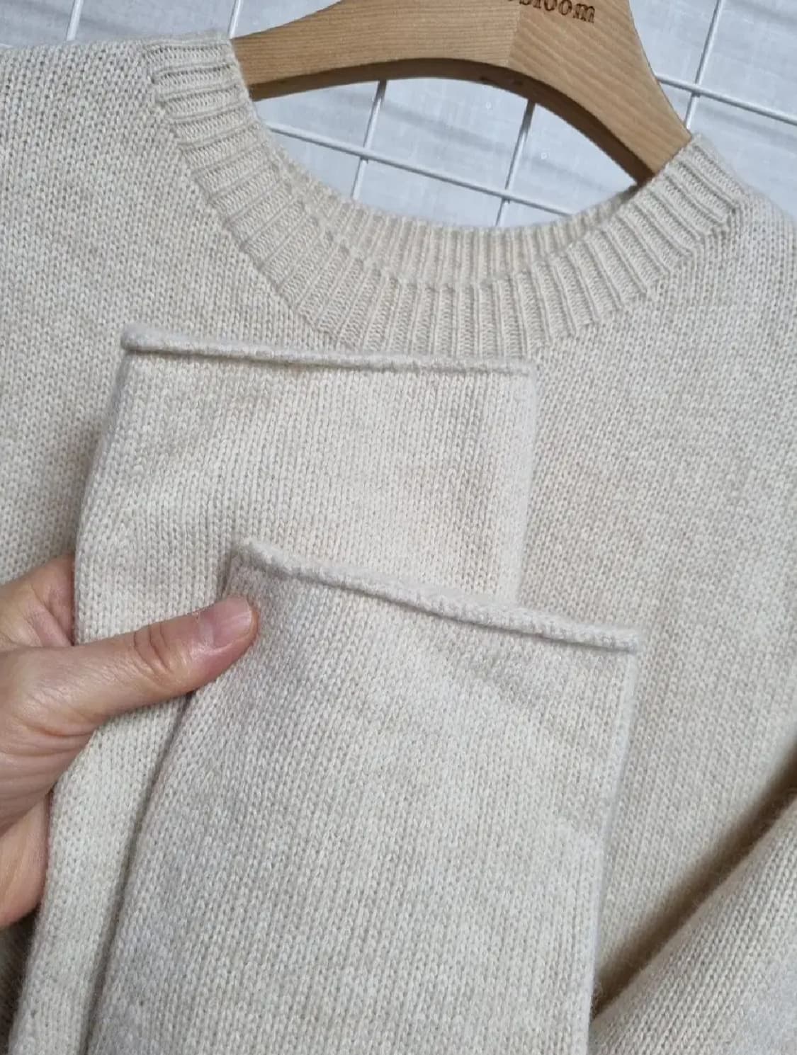 (택포) 11am 플레어 니트원피스 (새상품급) 상품이미지3