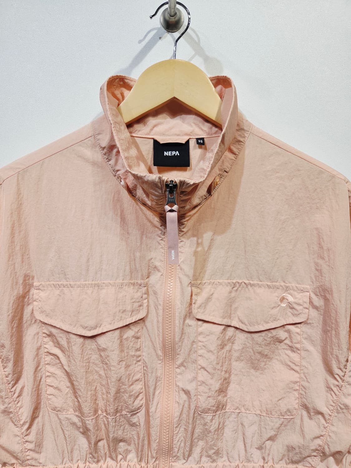 NEPA 네파 피치핑크 허리셔링 바람막이 자켓 상품이미지3
