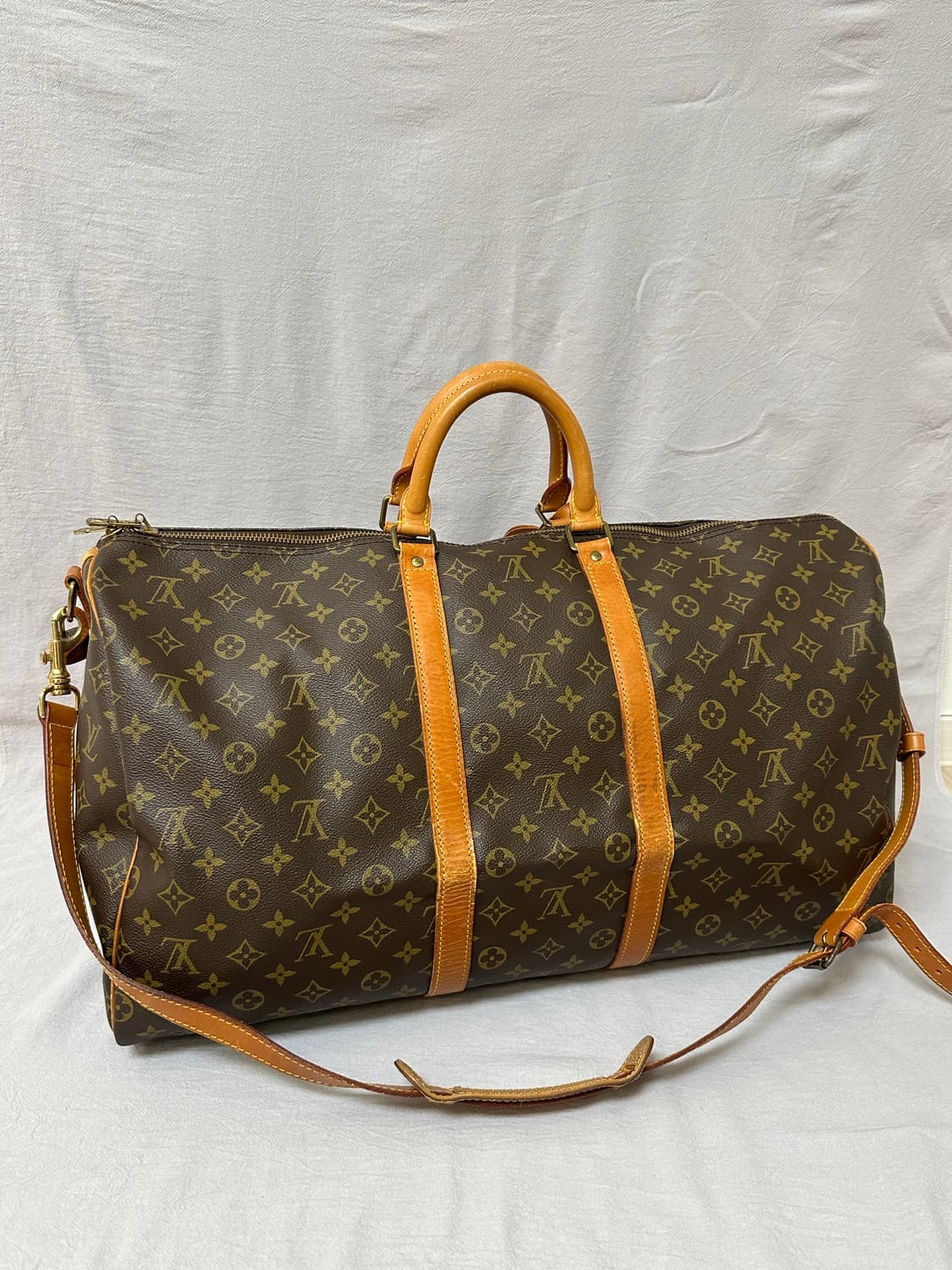 루이비통 모노그램 여행용 보스턴백 키폴 55 반둘리에 상품이미지1