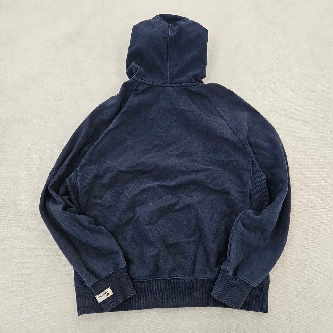 [95(M)] 뉴발란스 네이비 후드 집업 자켓 0114YH1 상품이미지4