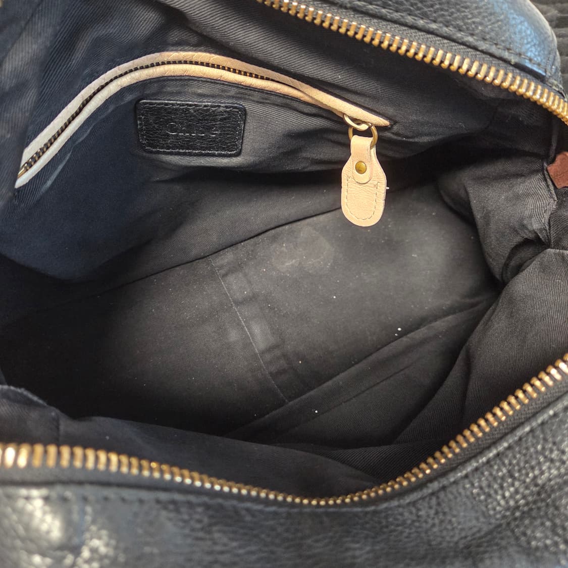 chloe 끌로에 정품 미디움 파라티백 금장 블랙 토트 숄더 상품이미지5