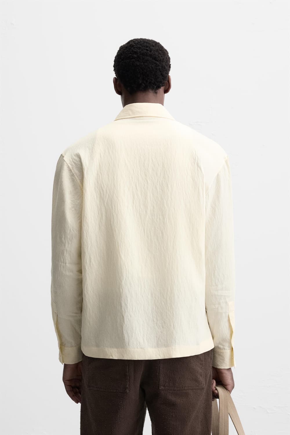 ZARA 자라 남성 여름용 스트럭처 셔츠  상품이미지3