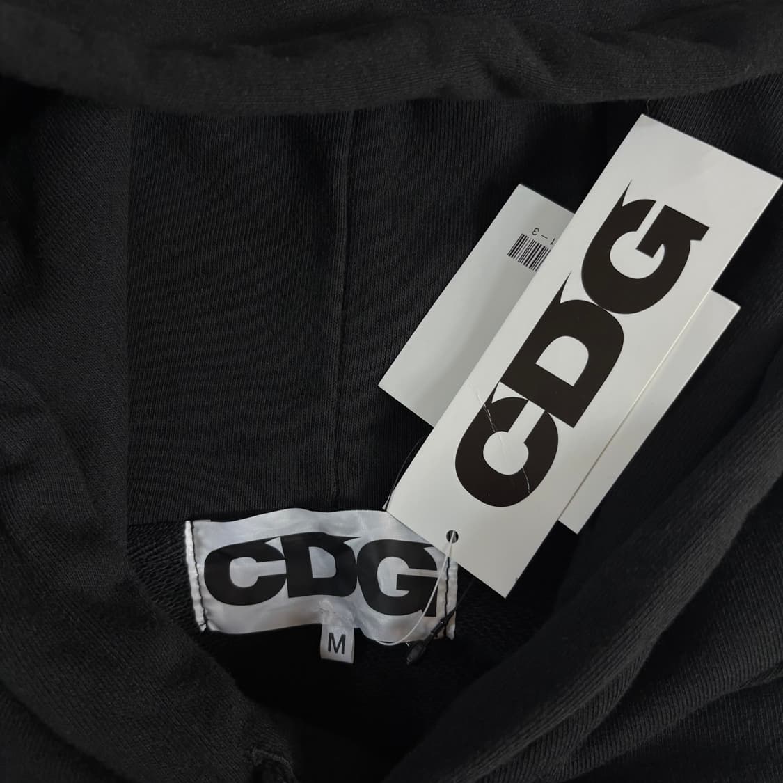 CDG Hoddie Sweatshirt Black 상품이미지5