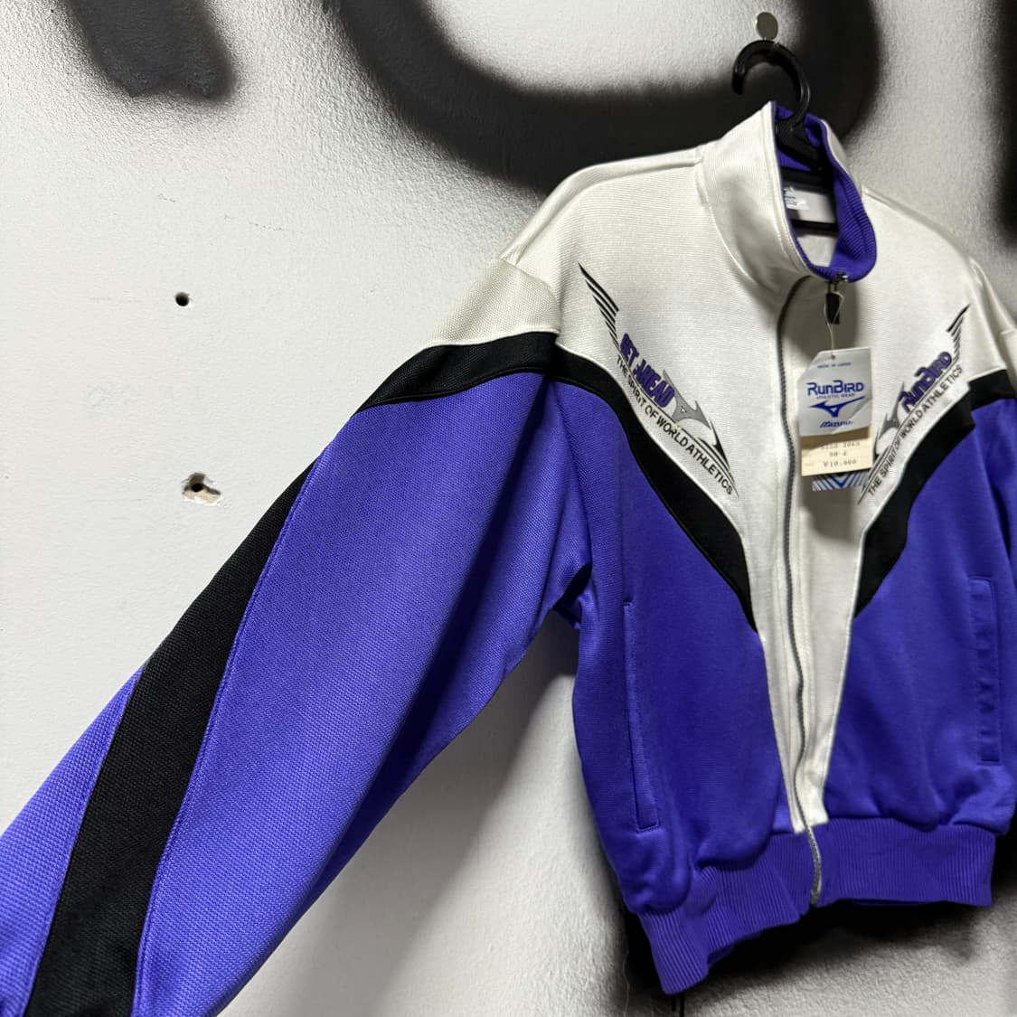 00s 미즈노 데드스탁 올드스쿨 레이싱 집업 져지 트랙탑 상품이미지7