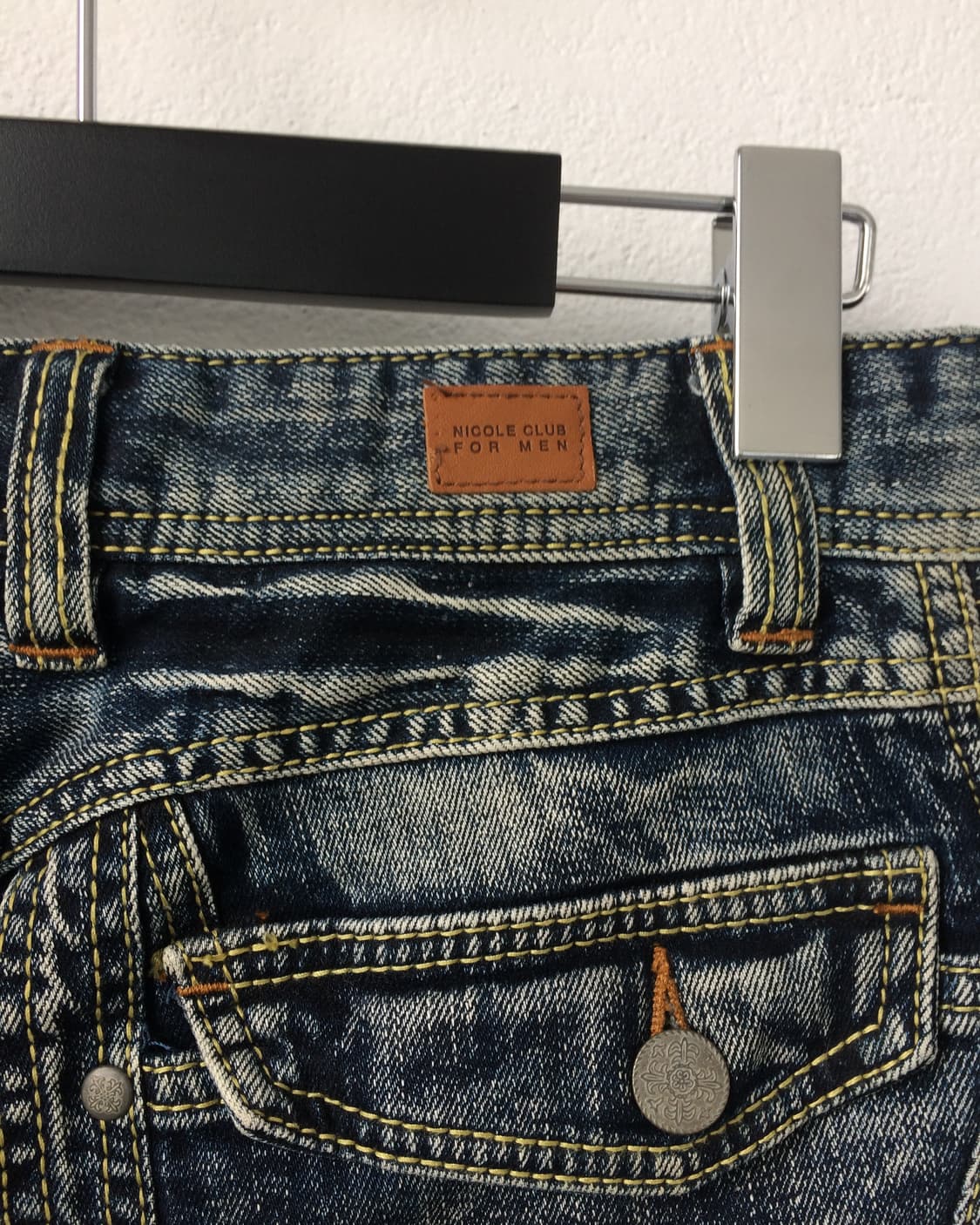 Line detail washing denim pants 상품이미지4